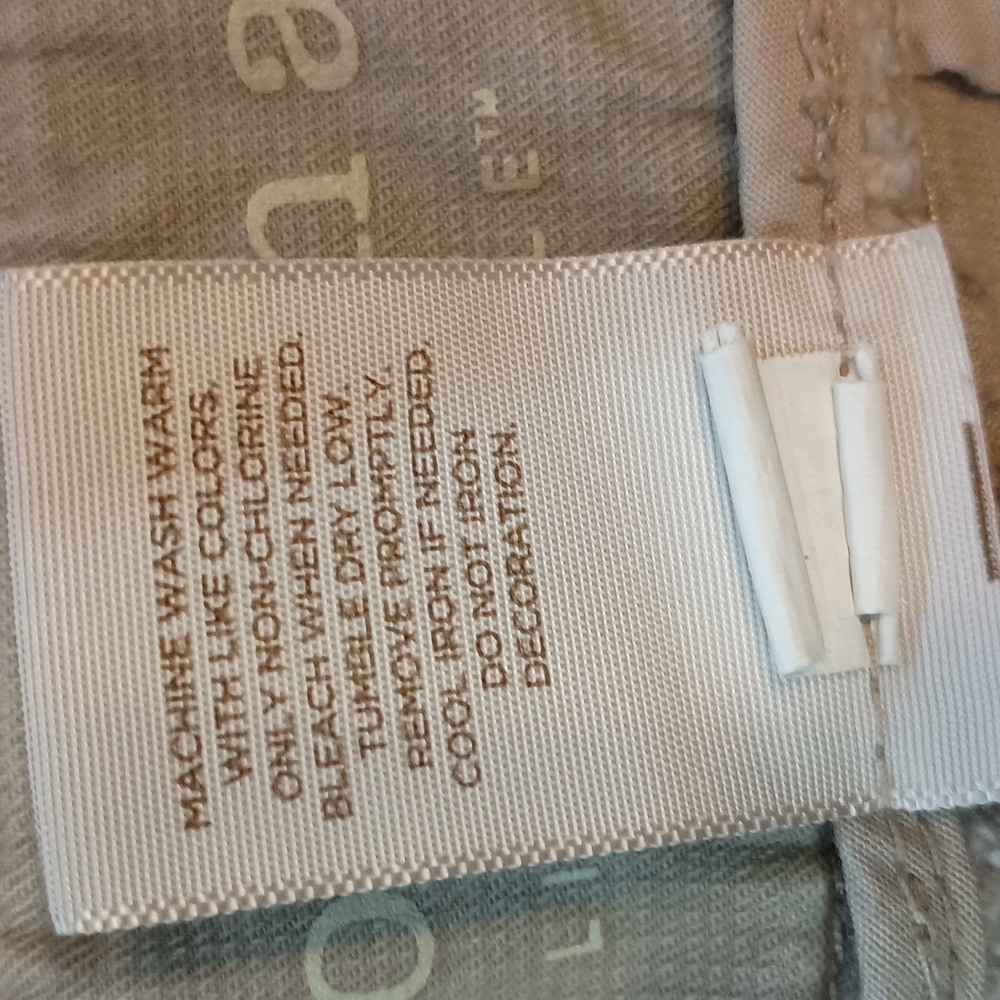 Sonoma Tan Walking Shorts Classic Cotton Blend, Women's Sz 8 - Picture 4 of 6